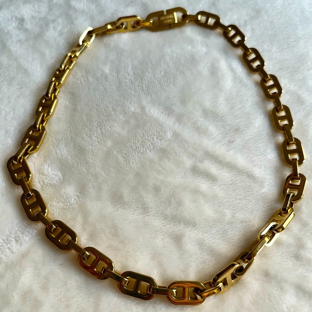 Michael Kors boat chain necklace